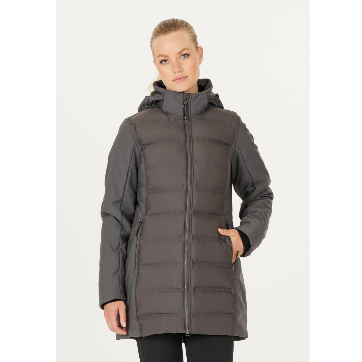 CMP Light Hybrid Softshell parka, dame (Dust)