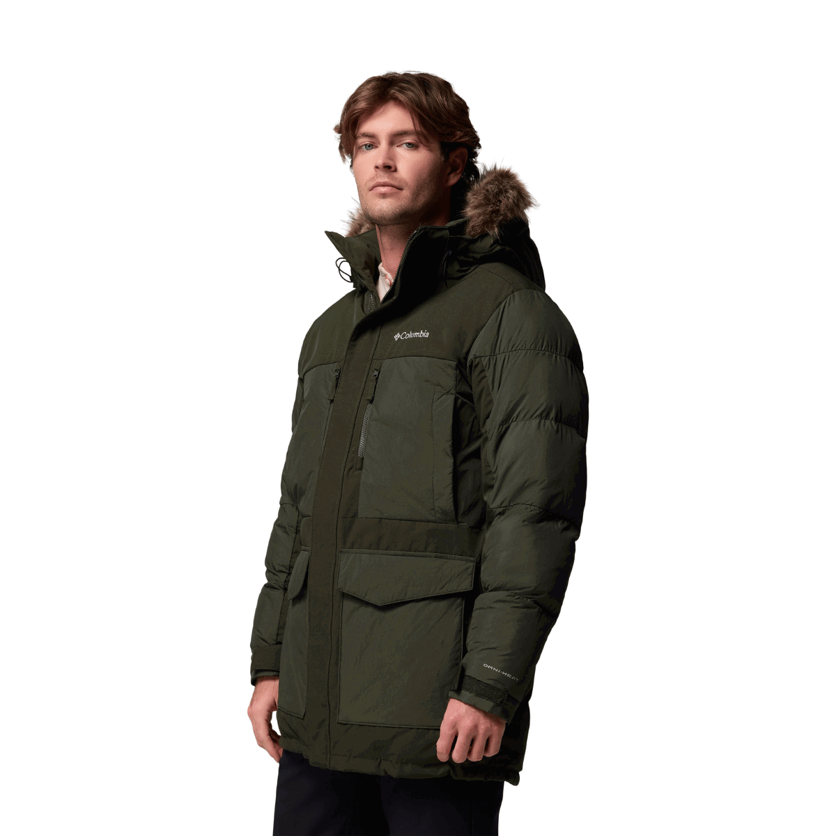Columbia Marquam Peak Fusion™ II parka, herre (Greenscape)