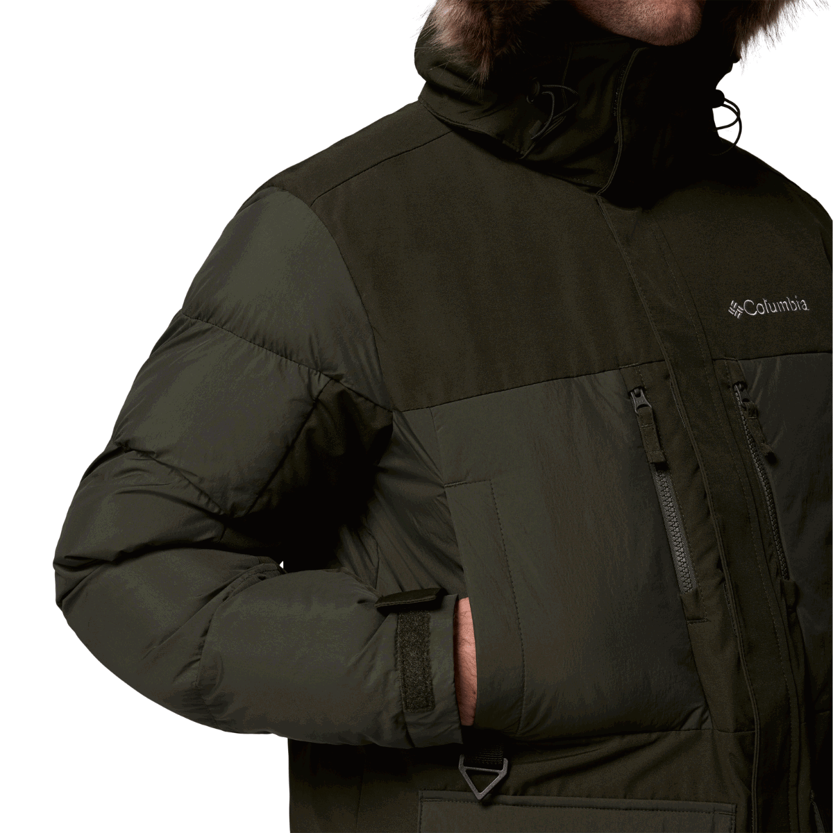 Columbia Marquam Peak Fusion™ II parka, herre (Greenscape)