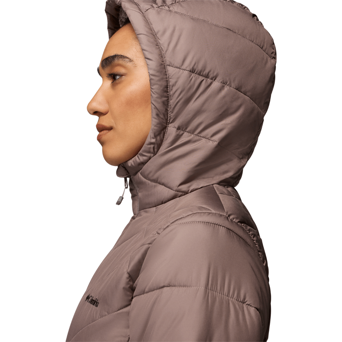 Columbia Heavenly™ Long Hooded vinterjakke, dame (Iron)