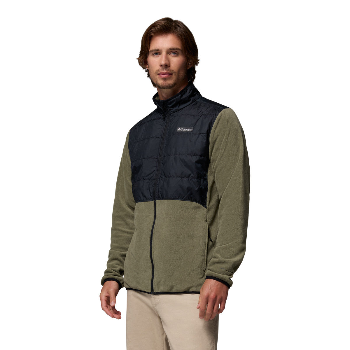 Columbia Basin Butte™ Full Zip Fleece II, herre (Stone Green / Black)