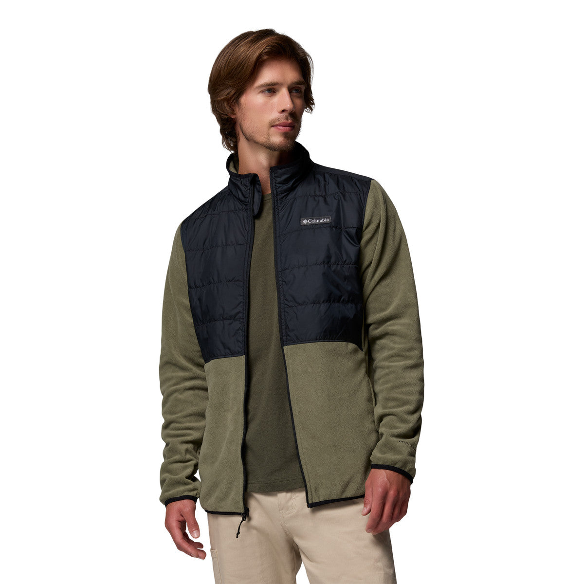 Columbia Basin Butte™ Full Zip Fleece II, herre (Stone Green / Black)