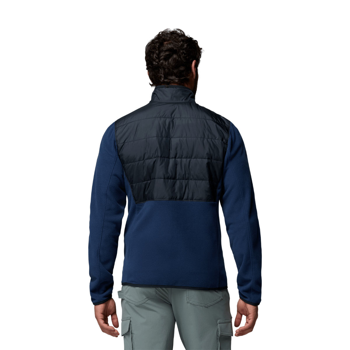 Columbia Basin Butte™ Full Zip Fleece II, herre (Collegiate Navy / Black)