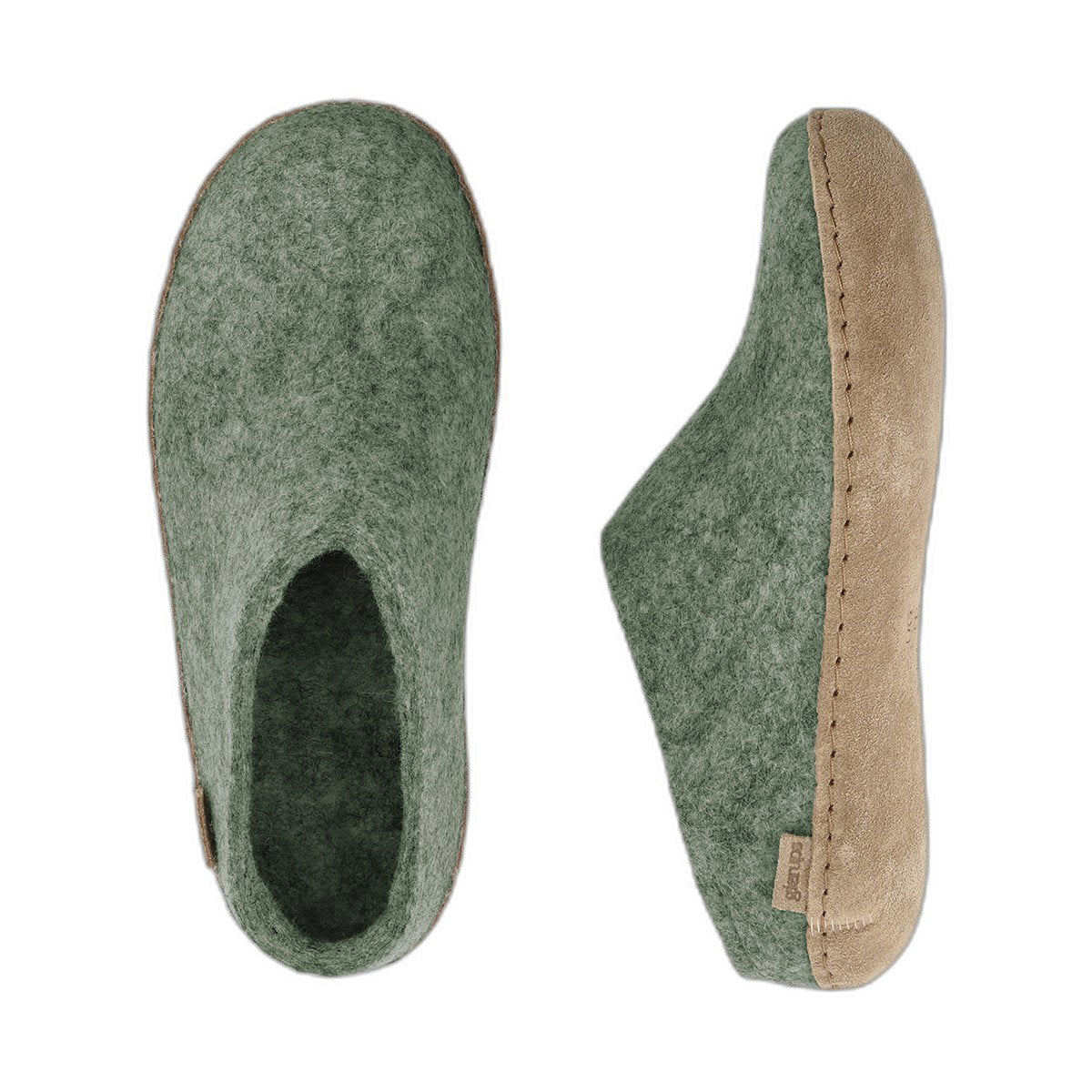 GLE Slip-on with leather sole 14 Moss