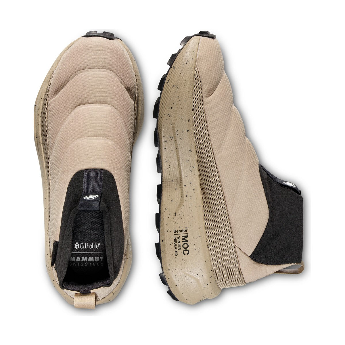 Mammut Sender Moc Low vintersko, dame (Sablun / Black)