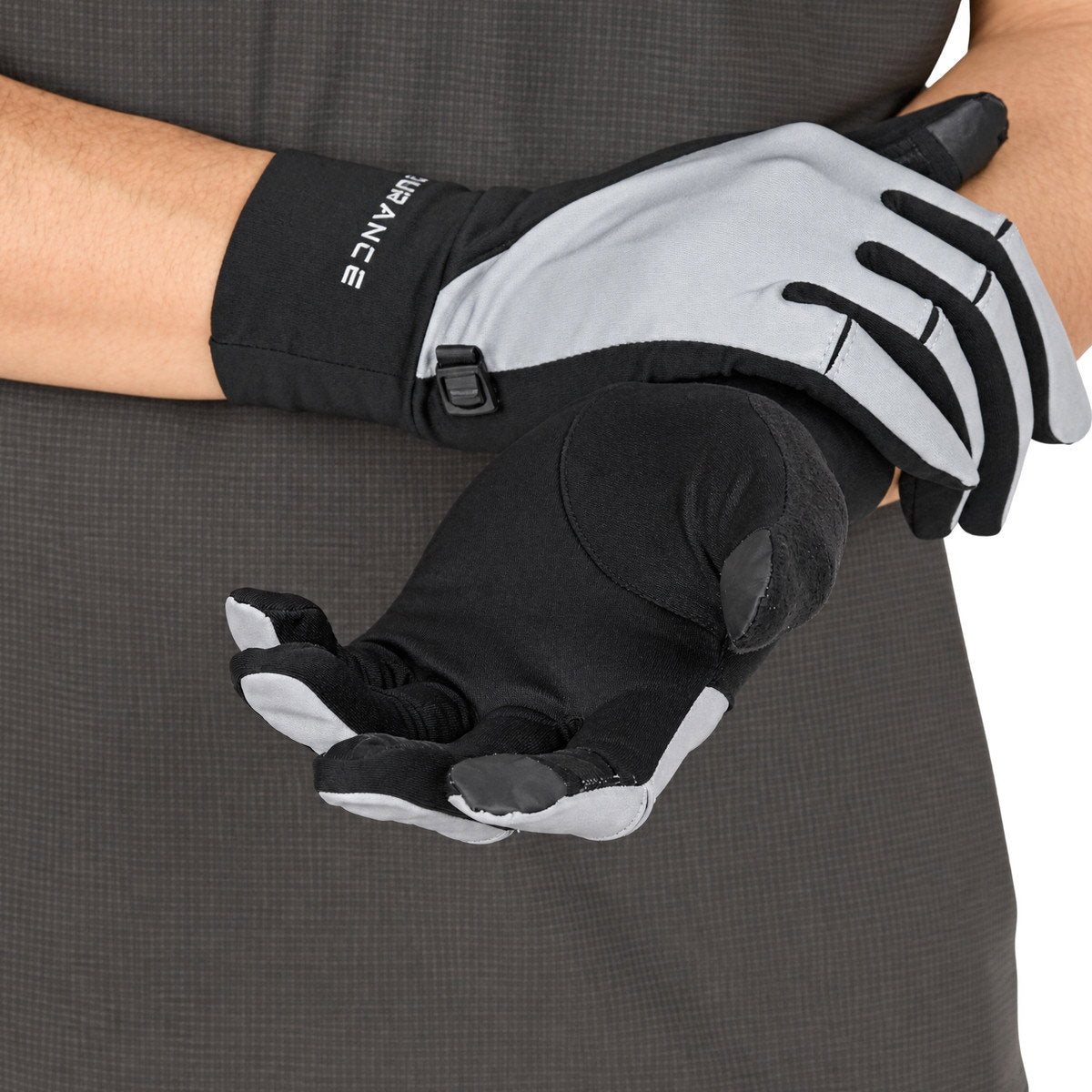 Endurance Mingus løbehandsker (Black)