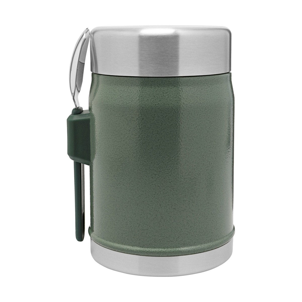 Stanley Legendary Madbeholder med spork 0,4 L (Hammertone Green)