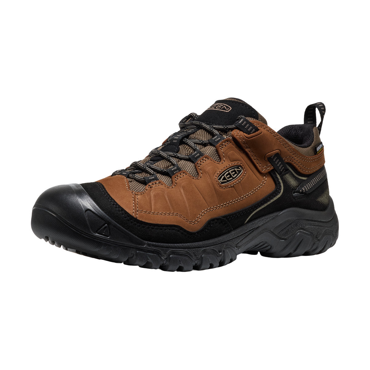 KEEN Targhee EXP Low WP vandresko, herre (Bison / Black)