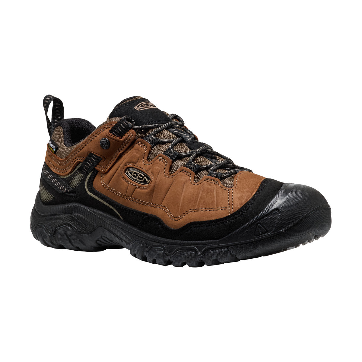 KEEN Targhee EXP Low WP vandresko, herre (Bison / Black)
