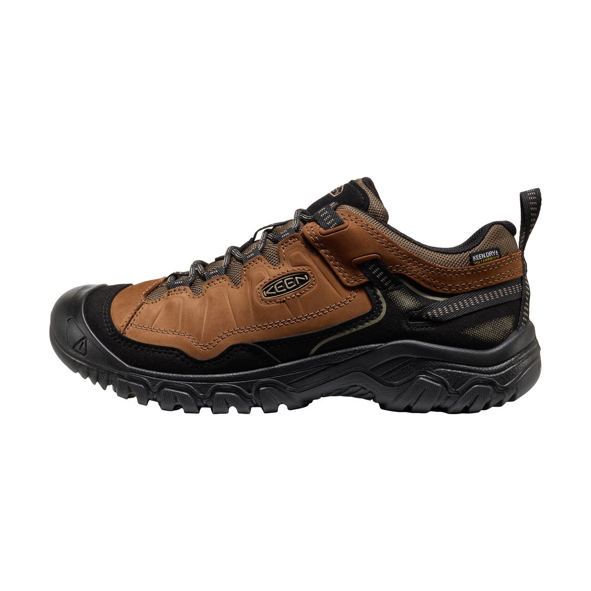 KEEN Targhee EXP Low WP vandresko, herre (Bison / Black)
