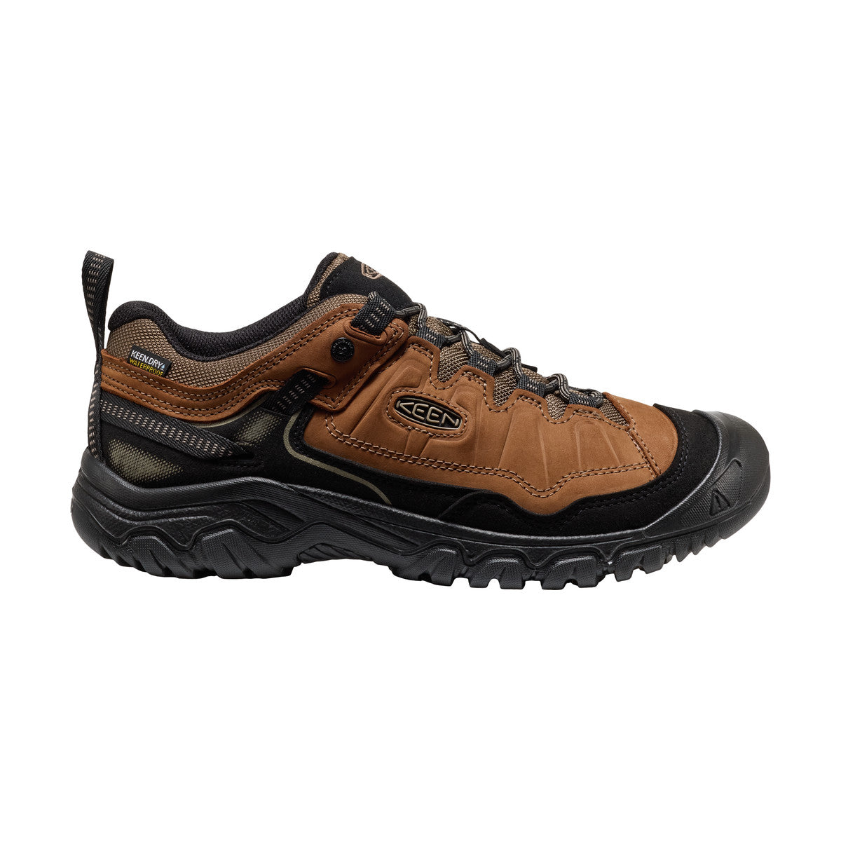 KEEN Targhee EXP Low WP vandresko, herre (Bison / Black)