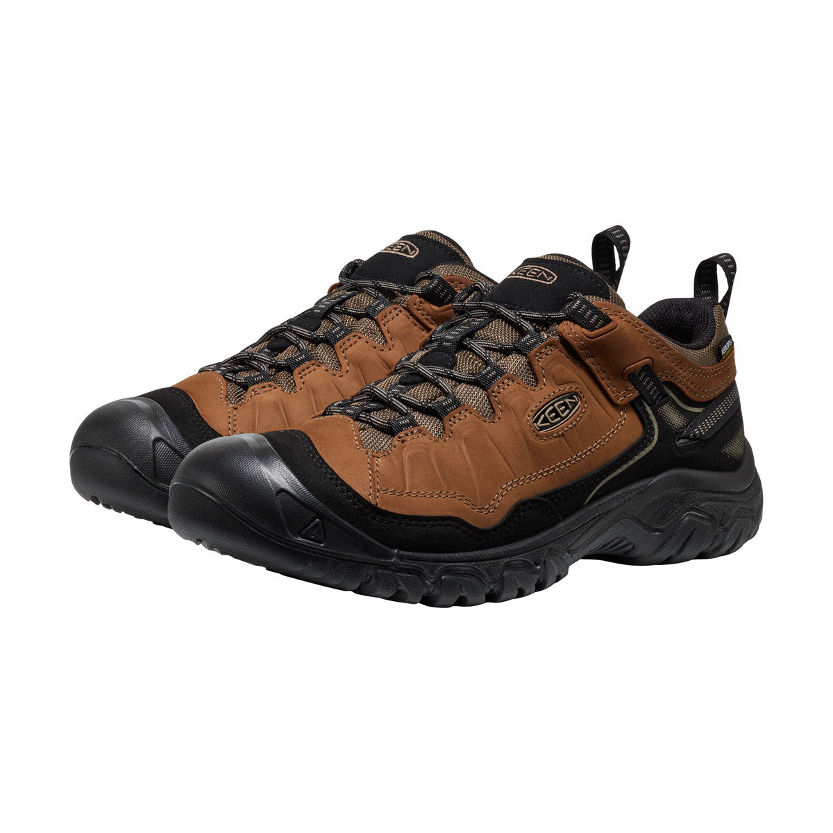 KEEN Targhee EXP Low WP vandresko, herre (Bison / Black)