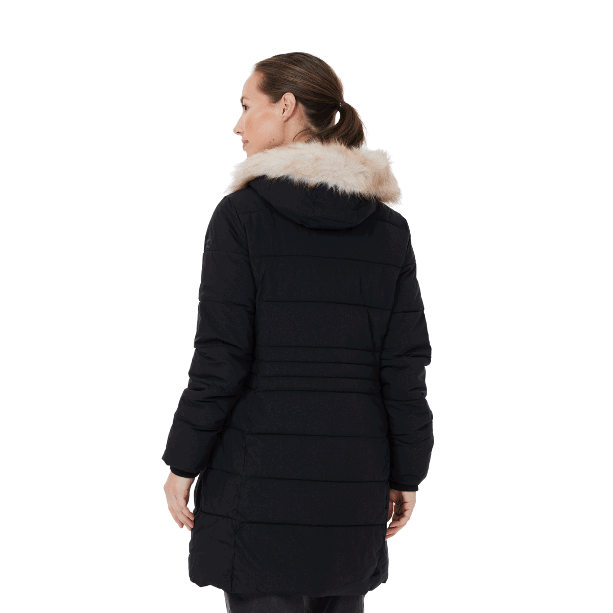 CMP Long Parka, dame (Nero)