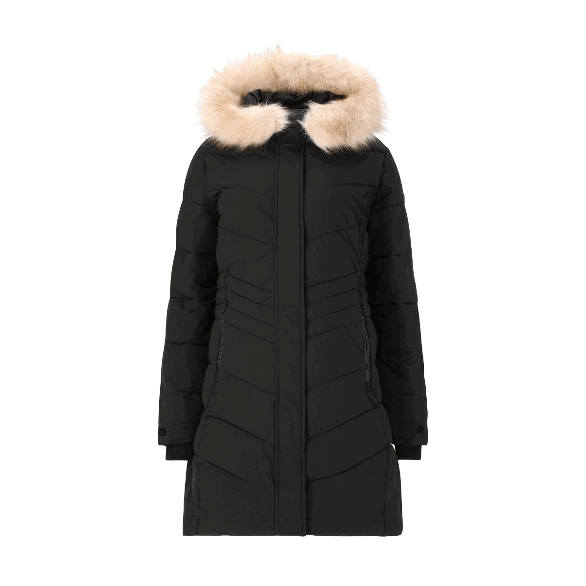 CMP Long Parka, dame (Nero)