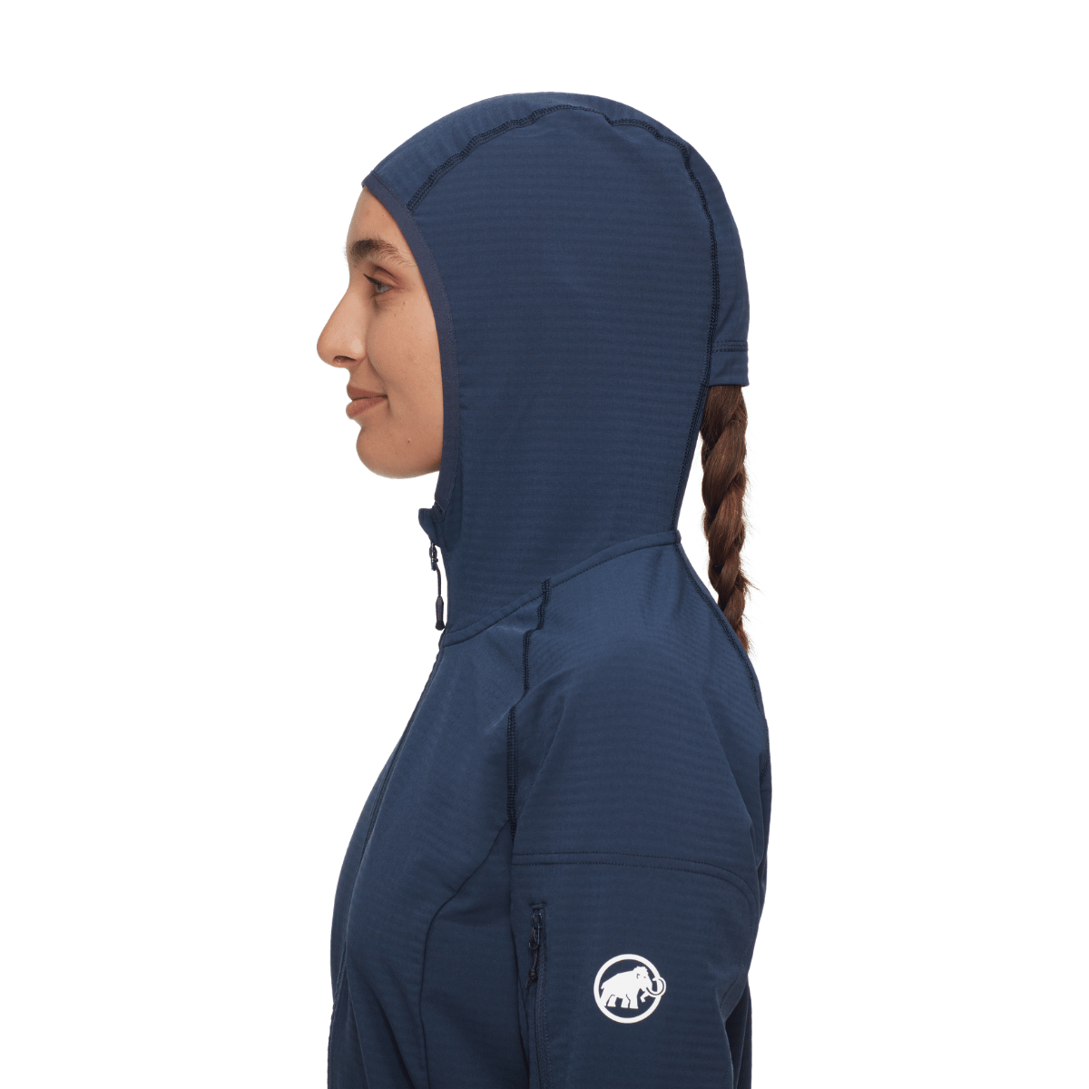 Mammut Madris Light ML Hooded Fleece, dame (Marine)