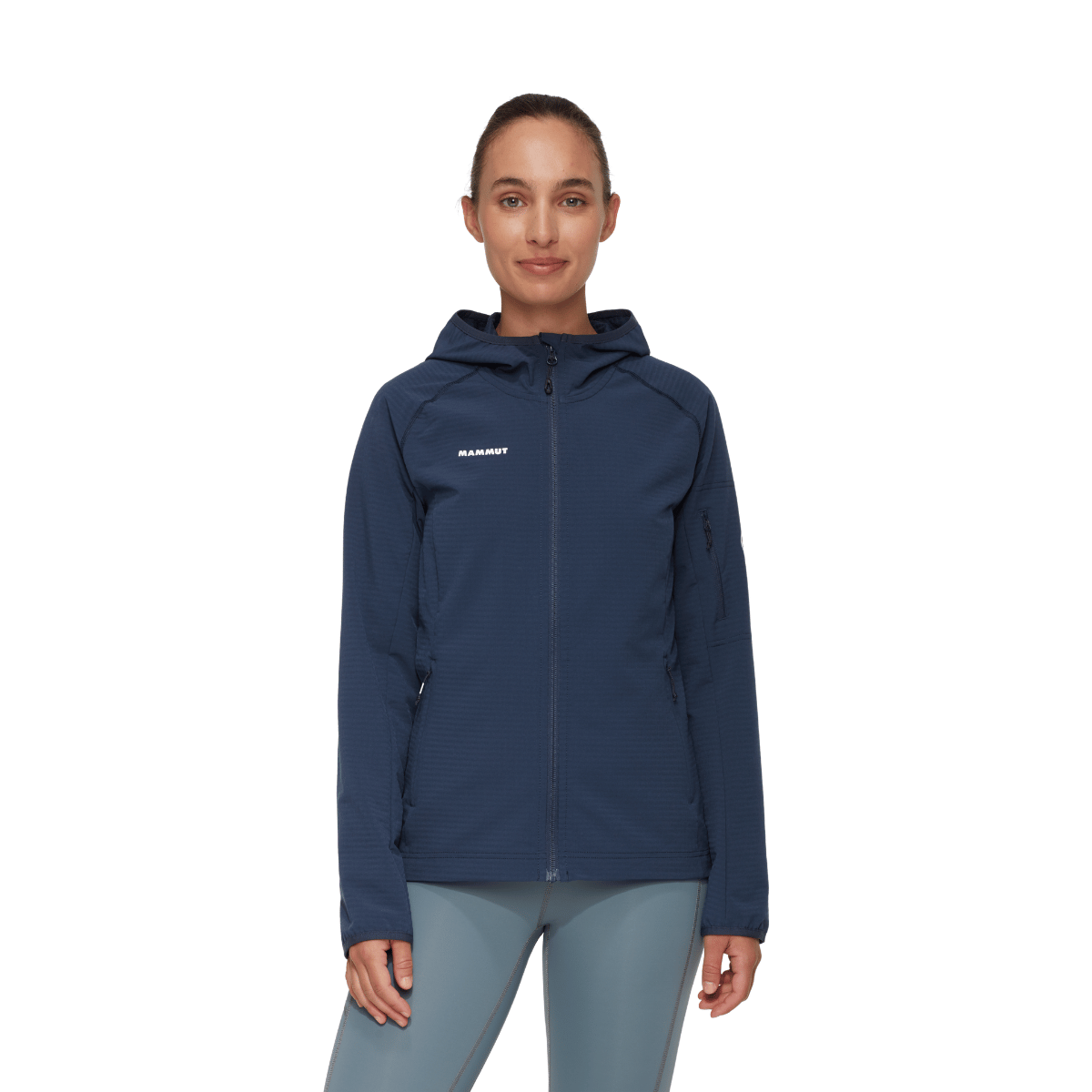 Mammut Madris Light ML Hooded Fleece, dame (Marine)