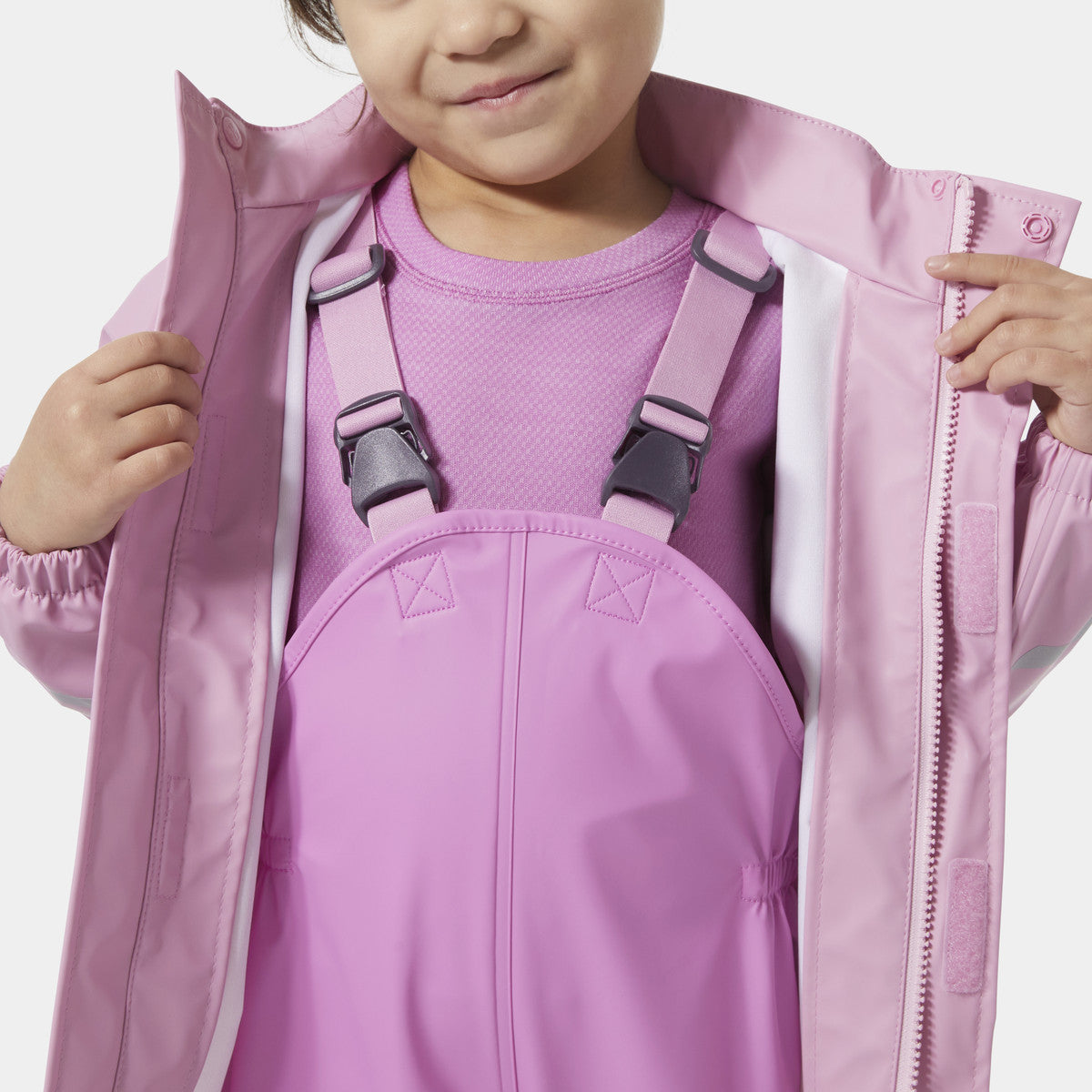 Helly Hansen Bergen 2.0 PU Regnsæt, barn (Pink)