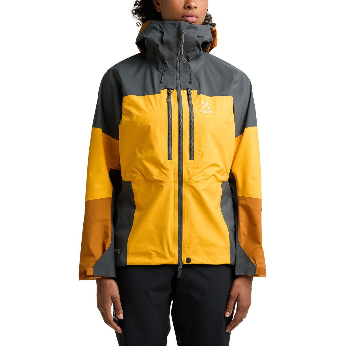 Haglöfs Spitz GORE-TEX Pro skaljakke, dame (Sunny Yellow / Magnetite)