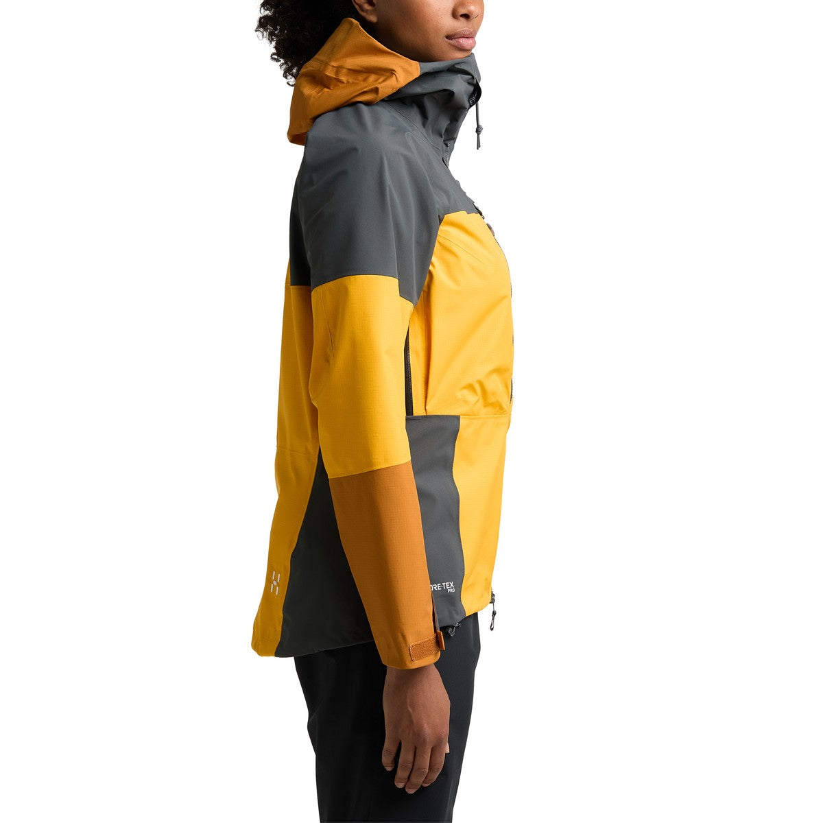 Haglöfs Spitz GORE-TEX Pro skaljakke, dame (Sunny Yellow / Magnetite)