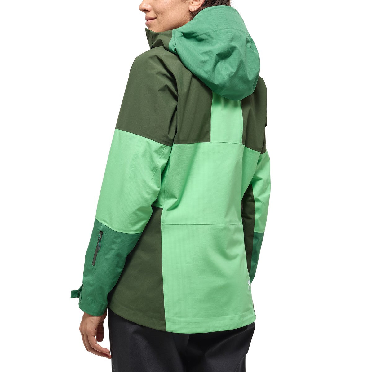 Haglöfs Spitz GORE-TEX Pro skaljakke, dame (Mint Stone / Seaweed Green)