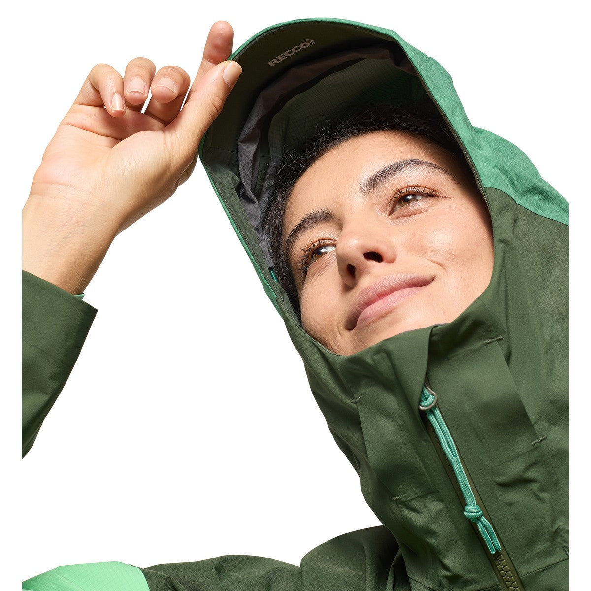 Haglöfs Spitz GORE-TEX Pro skaljakke, dame (Mint Stone / Seaweed Green)