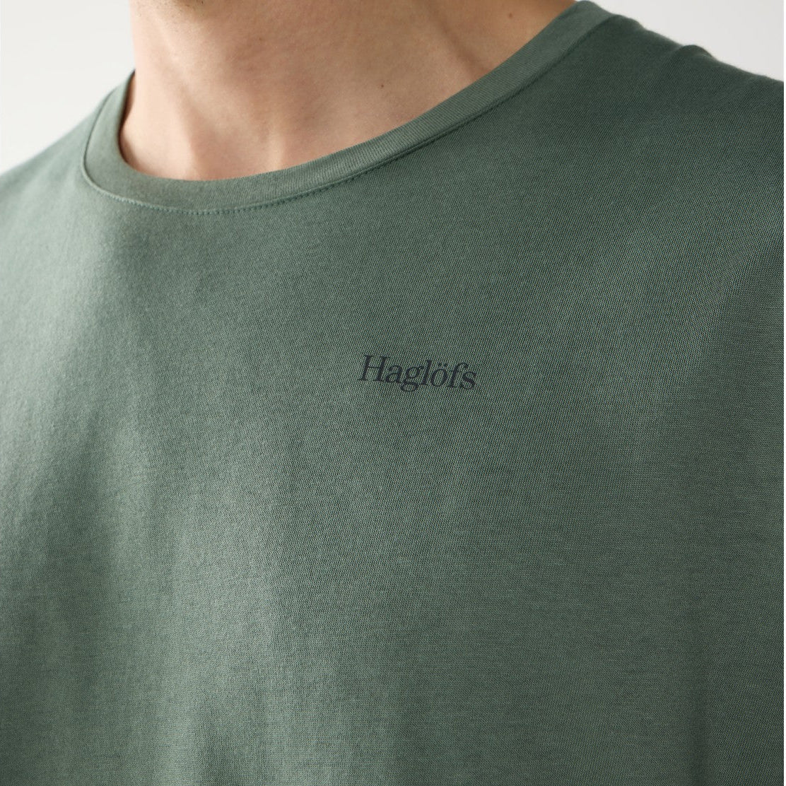 Haglöfs Outsiders Graphic t-shirt, herre (Chlorophyll Green)