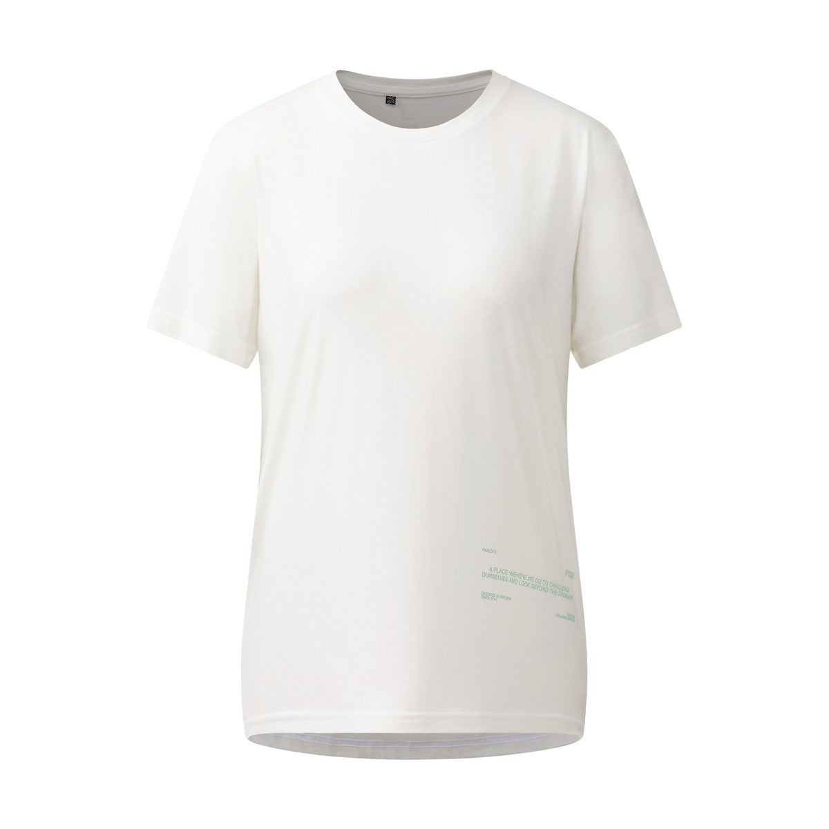 Haglöfs Outsiders Graphic t-shirt, dame (Soft White)