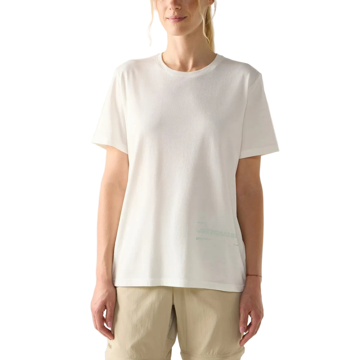 Haglöfs Outsiders Graphic t-shirt, dame (Soft White)
