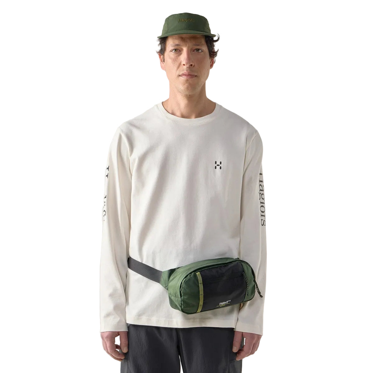 Haglöfs Tight bæltetaske 3,5 L (Seaweed Green / True Black)