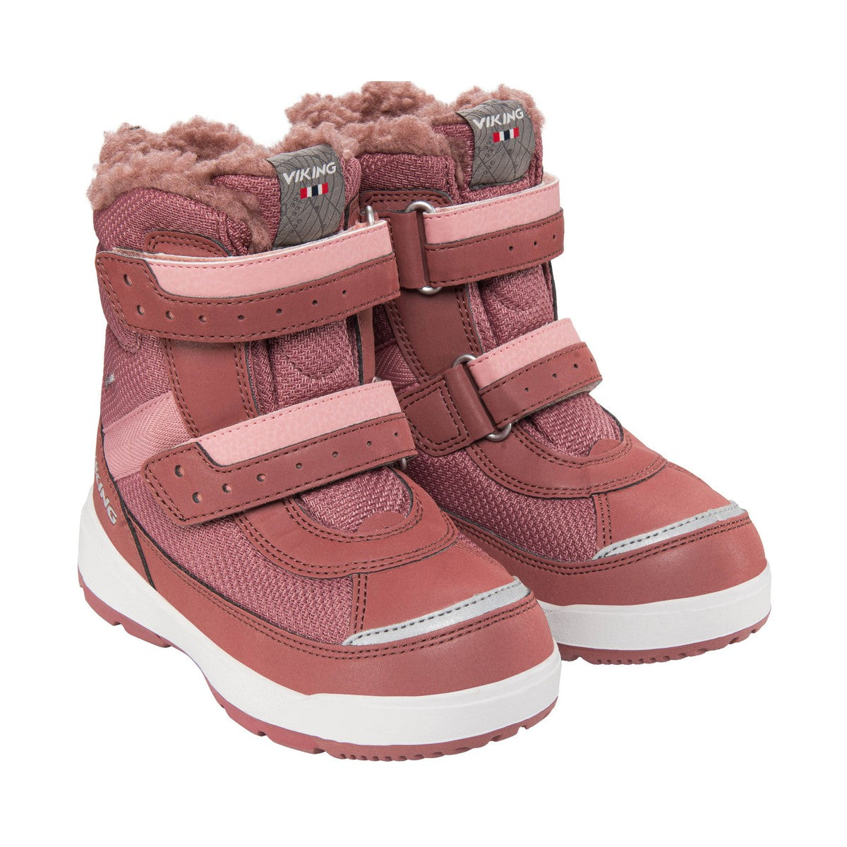 Viking Play Reflex Warm GORE-TEX 2V vinterstøvler, junior (Pink / Light Pink)