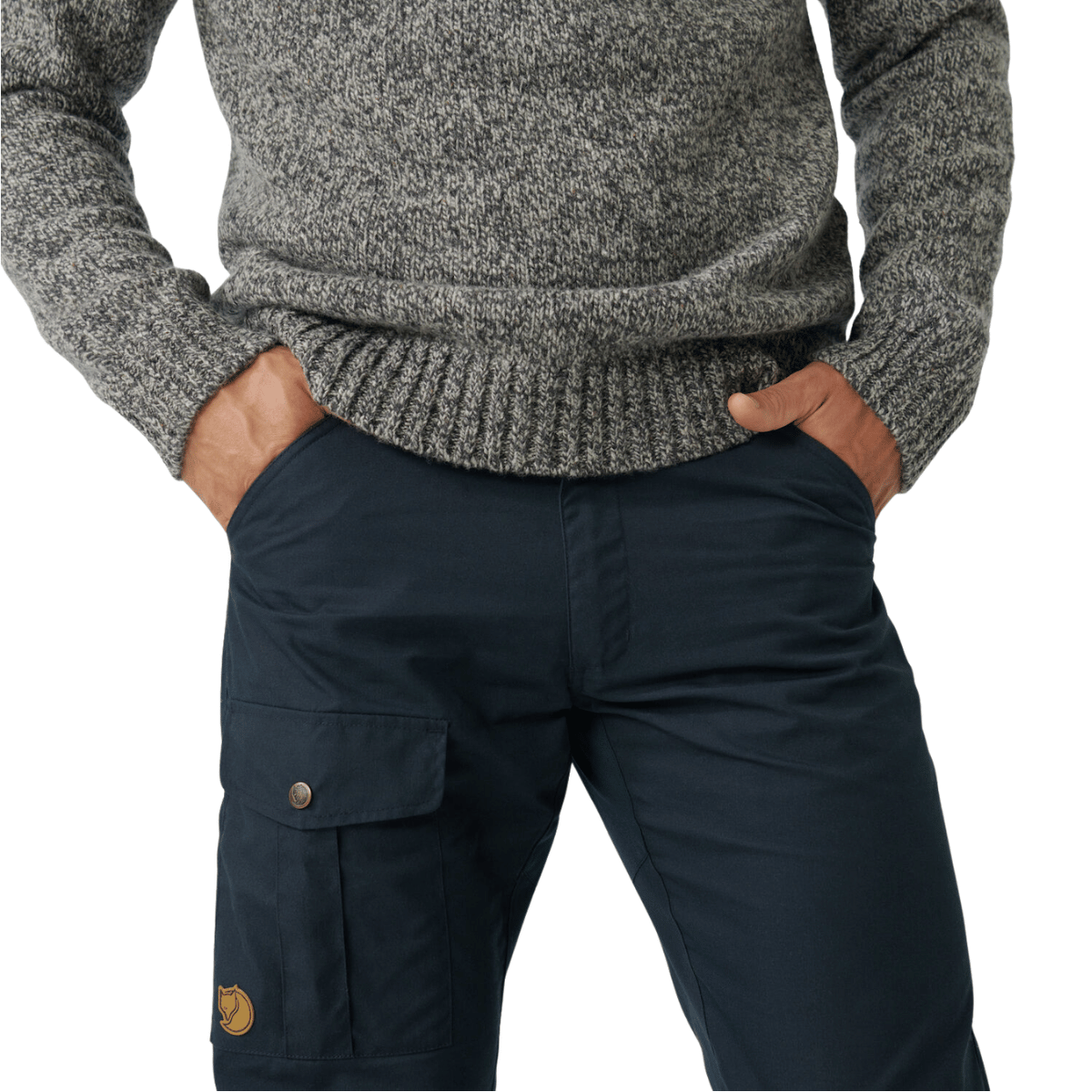 Fjällräven Nils Long bukser, herre (Dark Navy)