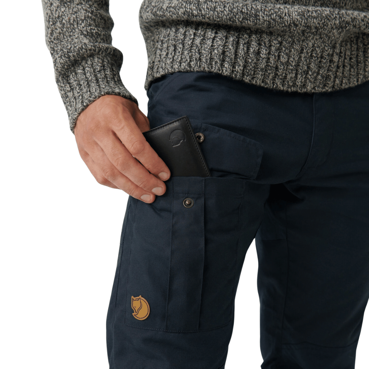 Fjällräven Nils Long bukser, herre (Dark Navy)