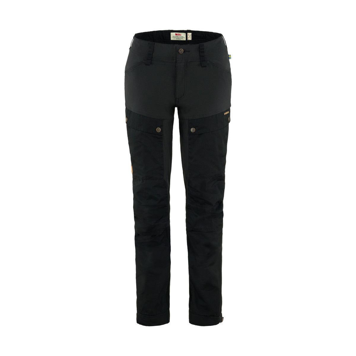 Fjällräven Keb Curved bukser, Regular, dame (Black)