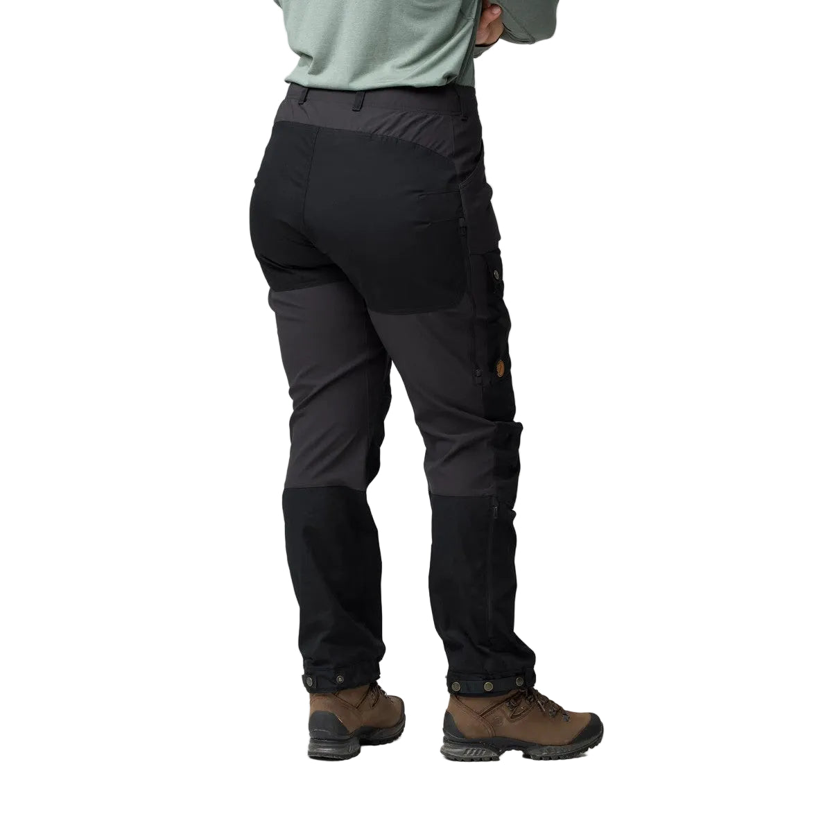 Fjällräven Keb Curved bukser, Regular, dame (Black)