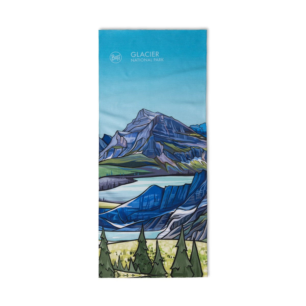 Buff Coolnet UV National Parks halsedisse, 53 x 22 cm (Glacier)