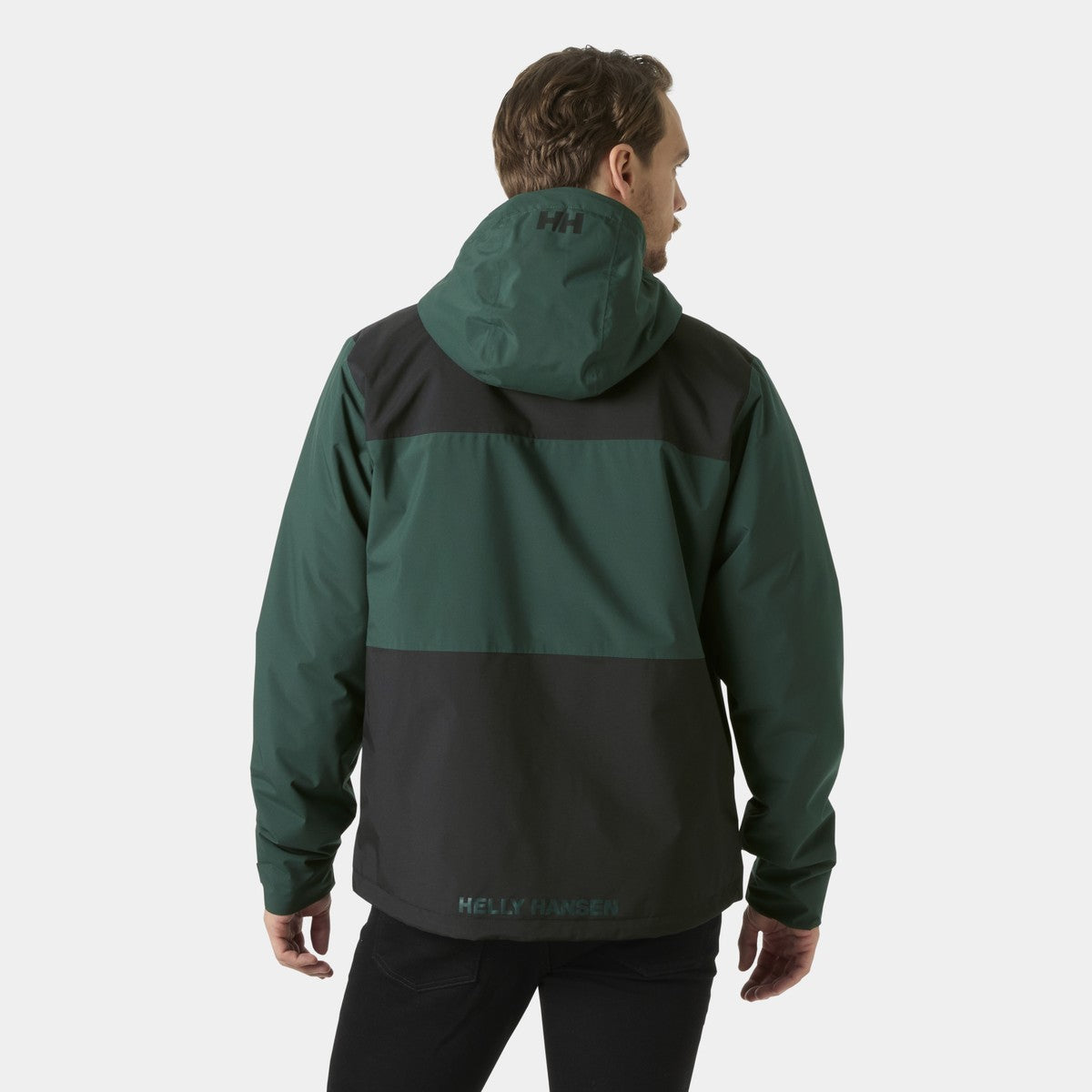 Helly Hansen Ace Isoleret regnjakke, herre (Dark Jungle)