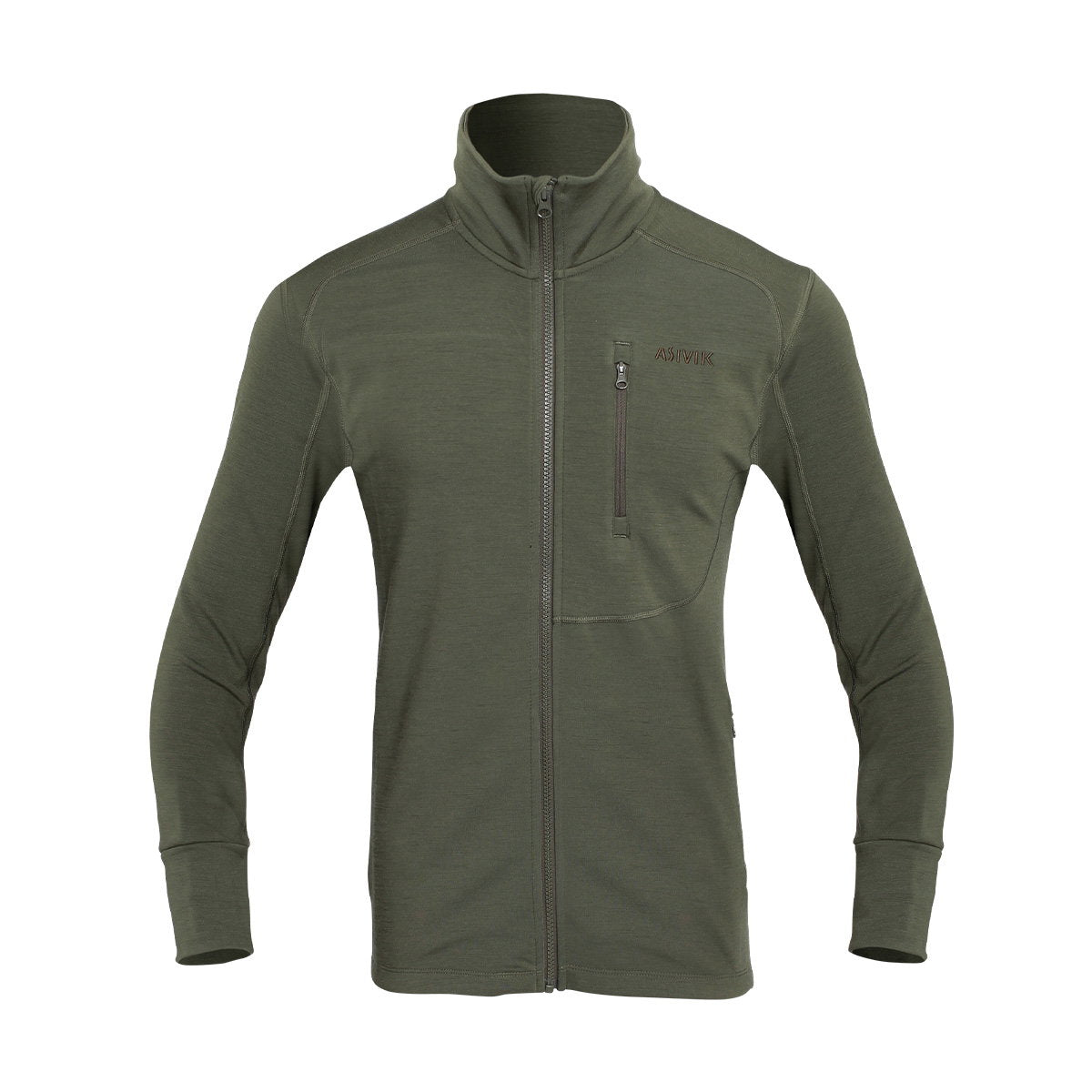 Asivik Adventure Mid Wool fleece, herre (Khaki)