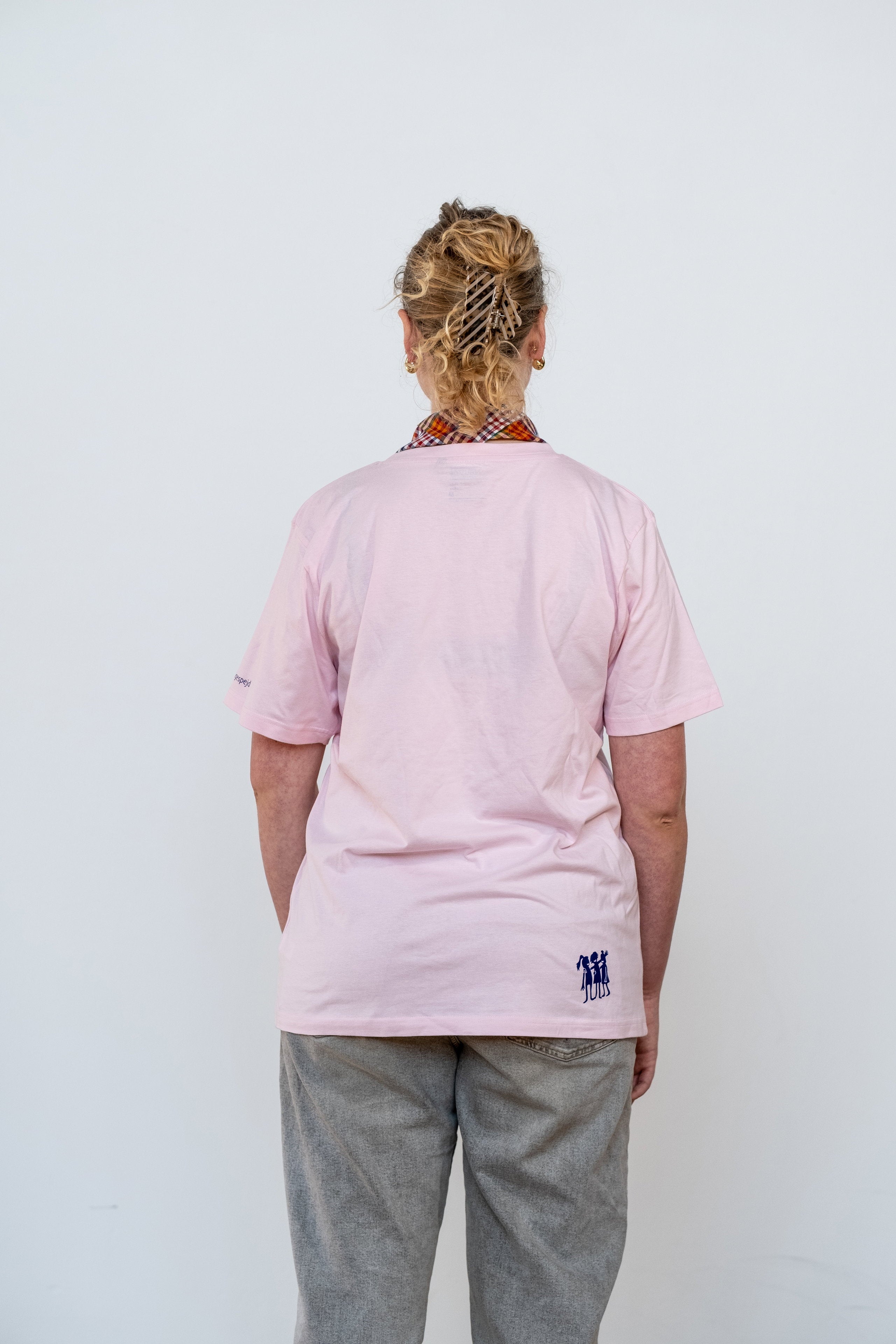 De grønne pigespejdere Girl Power t-shirt, dame (Light Pink)