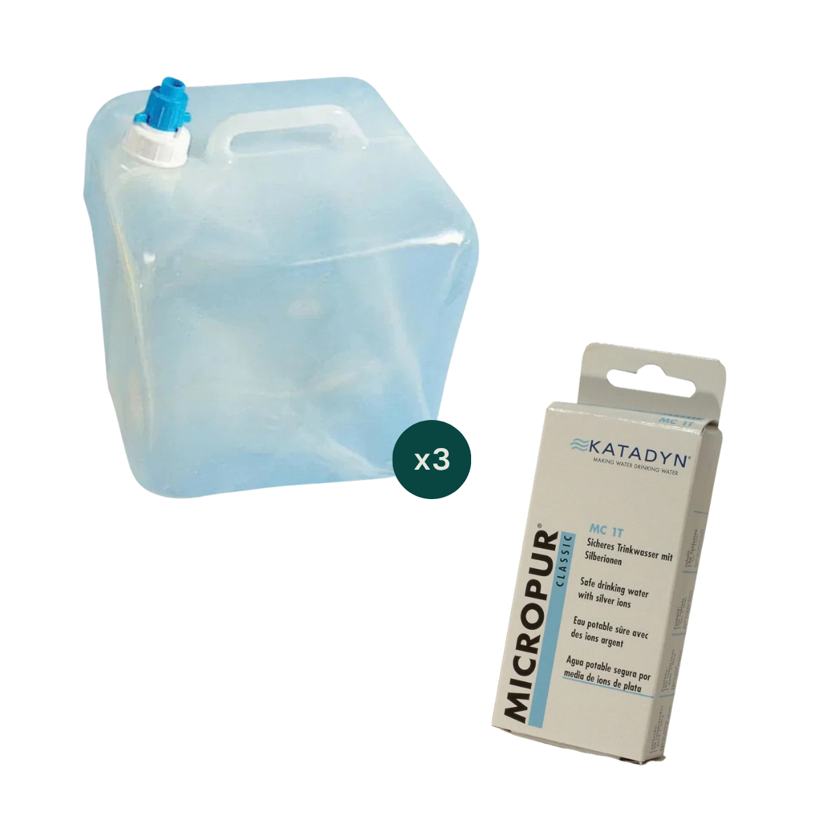 Vandopbevaringspakke 4-5 pers.