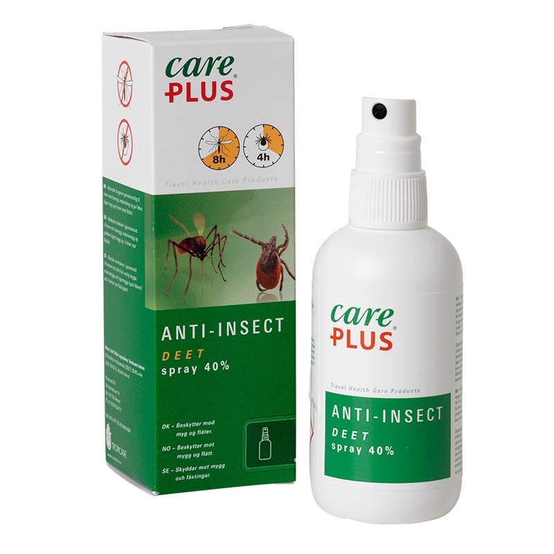 Care Plus Anti-Insect DEET 40%, myggespray 100 ml