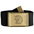 Fjällräven Canvasbælte Brass, 120 cm (Black)